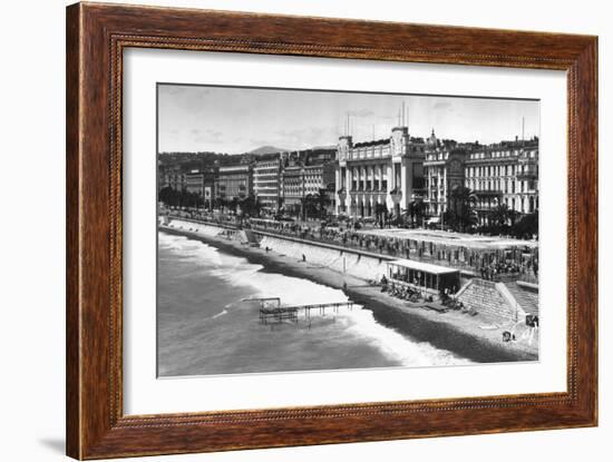 Le Palais De La Mediterranee on Promenade Des Anglais, Nice, South of France, Early 20th Century-null-Framed Giclee Print