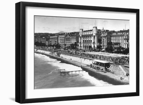 Le Palais De La Mediterranee on Promenade Des Anglais, Nice, South of France, Early 20th Century-null-Framed Giclee Print