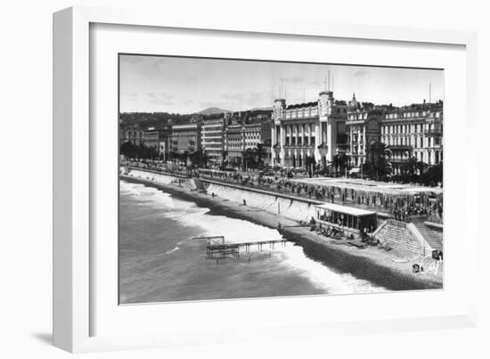 Le Palais De La Mediterranee on Promenade Des Anglais, Nice, South of France, Early 20th Century-null-Framed Giclee Print