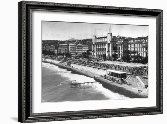 Le Palais De La Mediterranee on Promenade Des Anglais, Nice, South of France, Early 20th Century-null-Framed Giclee Print