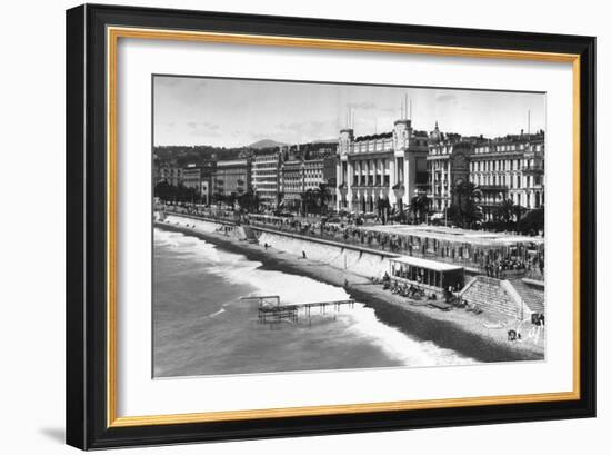 Le Palais De La Mediterranee on Promenade Des Anglais, Nice, South of France, Early 20th Century-null-Framed Giclee Print