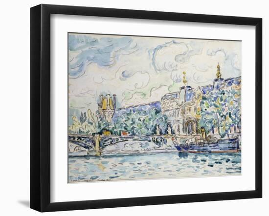 Le Palais Du Louvre, 1910-Paul Signac-Framed Giclee Print