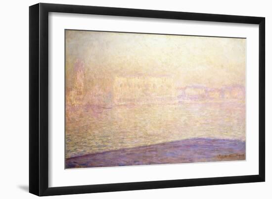 Le Palais Ducal Vu de Saint-Georges Majeur, 1908-Claude Monet-Framed Giclee Print