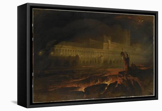 Le Pandemonium (Milton, Paradise Lost)-John Martin-Framed Premier Image Canvas