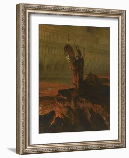 Le Pandemonium (Milton, Paradise Lost)-John Martin-Framed Giclee Print