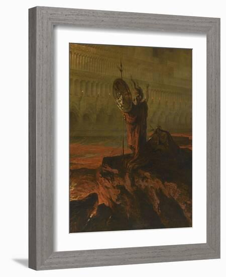 Le Pandemonium (Milton, Paradise Lost)-John Martin-Framed Giclee Print