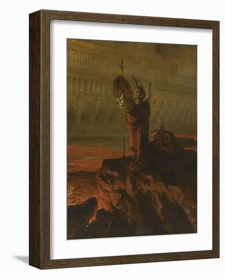 Le Pandemonium (Milton, Paradise Lost)-John Martin-Framed Giclee Print