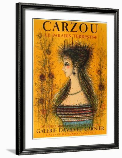 Le paradis terrestre-Jean Carzou-Framed Collectable Print