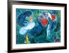 Le Paradis-Marc Chagall-Framed Art Print