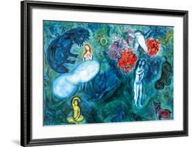 Le Paradis-Marc Chagall-Framed Art Print