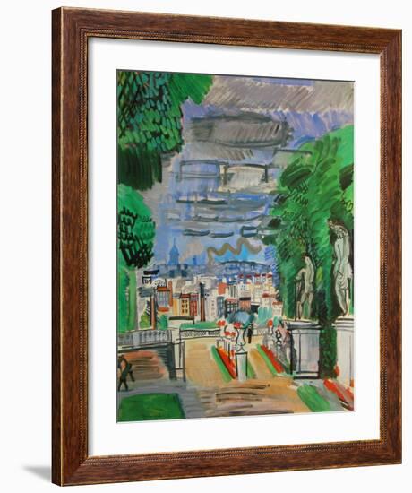 Le Parc de Saint Cloud, c.1919-Raoul Dufy-Framed Art Print