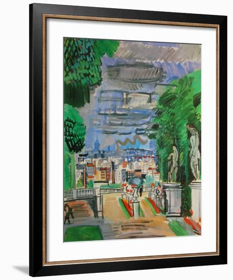 Le Parc de Saint Cloud, c.1919-Raoul Dufy-Framed Art Print