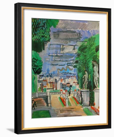 Le Parc de Saint Cloud, c.1919-Raoul Dufy-Framed Art Print