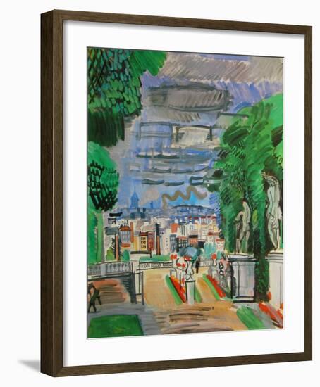 Le Parc de Saint Cloud, c.1919-Raoul Dufy-Framed Art Print