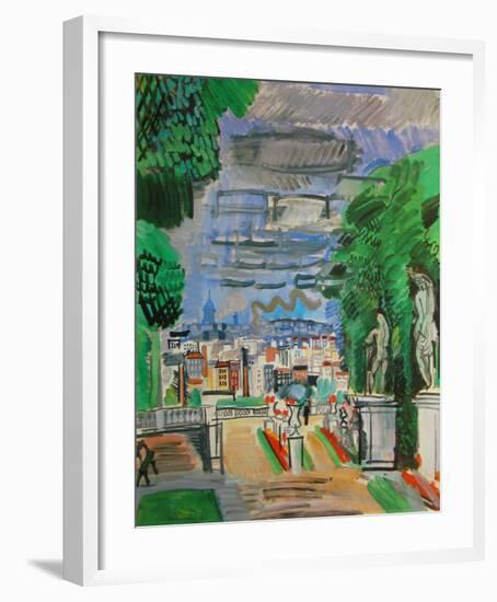 Le Parc de Saint Cloud, c.1919-Raoul Dufy-Framed Art Print