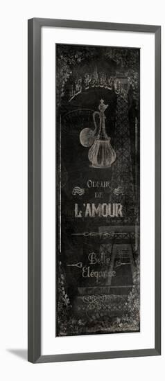 Le Parfum Black-Jace Grey-Framed Art Print