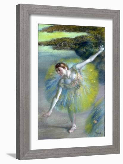 Le pas sur la scene-Edgar Degas-Framed Giclee Print