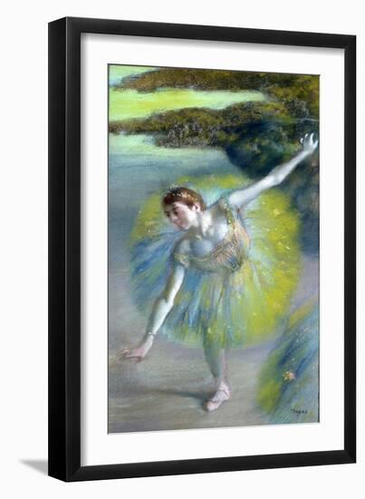 Le pas sur la scene-Edgar Degas-Framed Giclee Print