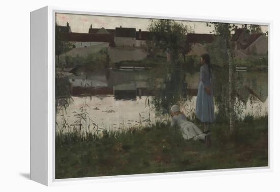Le Passeur (The Ferryman)-William Stott of Oldham-Framed Premier Image Canvas