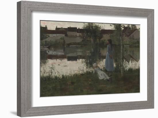 Le Passeur (The Ferryman)-William Stott of Oldham-Framed Giclee Print