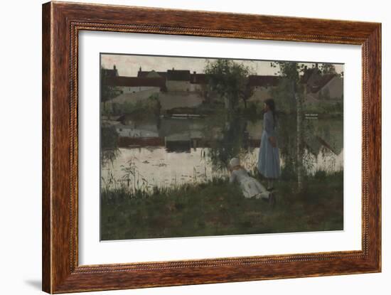 Le Passeur (The Ferryman)-William Stott of Oldham-Framed Giclee Print