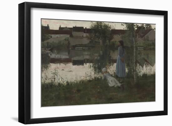 Le Passeur (The Ferryman)-William Stott of Oldham-Framed Giclee Print
