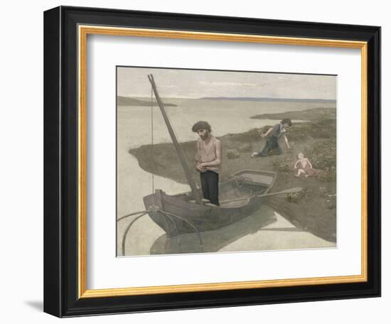 Le pauvre pêcheur-Pierre Puvis de Chavannes-Framed Giclee Print