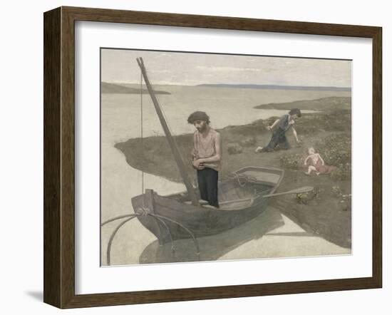 Le pauvre pêcheur-Pierre Puvis de Chavannes-Framed Giclee Print