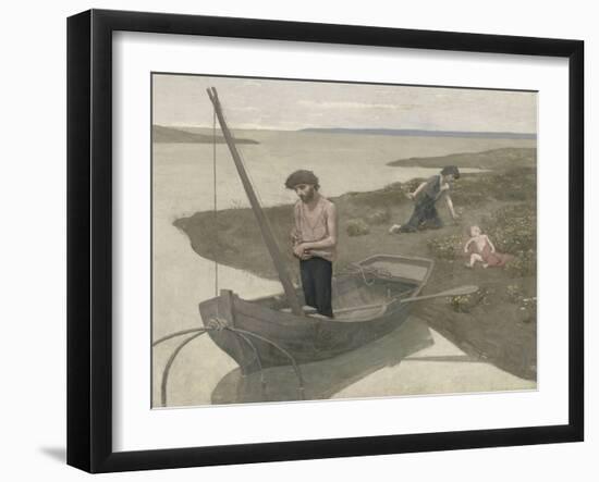 Le pauvre pêcheur-Pierre Puvis de Chavannes-Framed Giclee Print