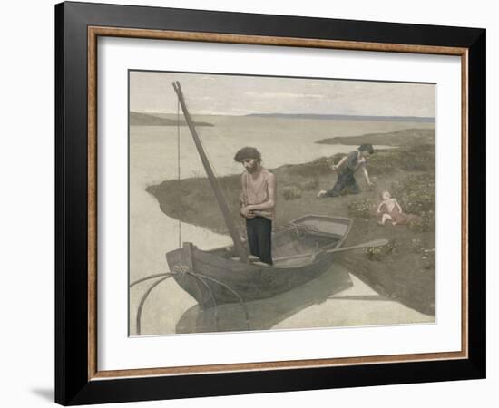 Le pauvre pêcheur-Pierre Puvis de Chavannes-Framed Giclee Print