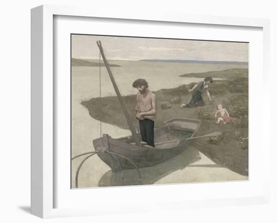 Le pauvre pêcheur-Pierre Puvis de Chavannes-Framed Giclee Print