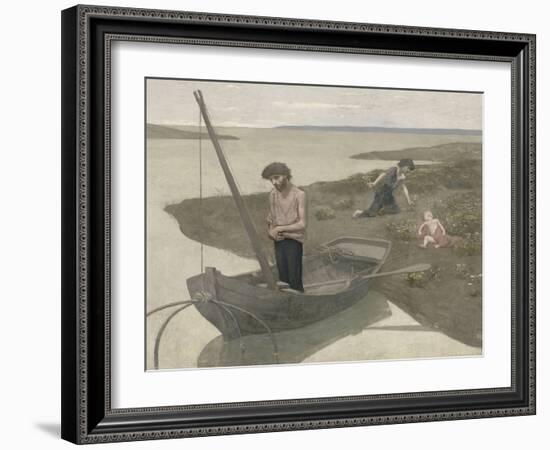 Le pauvre pêcheur-Pierre Puvis de Chavannes-Framed Giclee Print