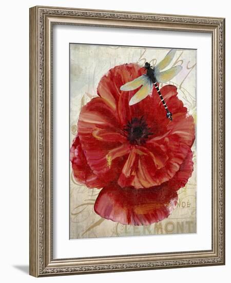 Le Pavot Dragonfly-Color Bakery-Framed Giclee Print