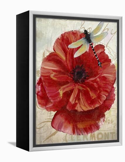 Le Pavot Dragonfly-Color Bakery-Framed Premier Image Canvas