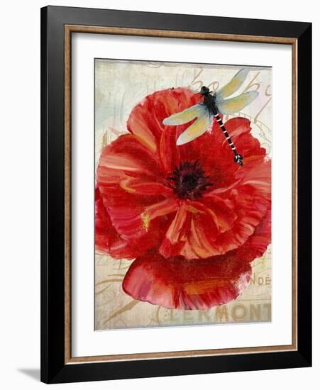 Le Pavot Dragonfly-null-Framed Giclee Print