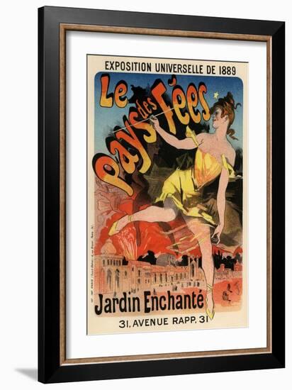 Le Pays Des Fees, 1889-Jules Chéret-Framed Giclee Print