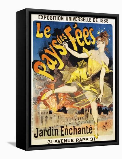 Le Pays Des Fees Poster-Jules Ch?ret-Framed Premier Image Canvas