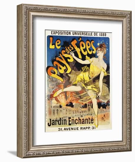 Le Pays Des Fees Poster-Jules Ch?ret-Framed Giclee Print