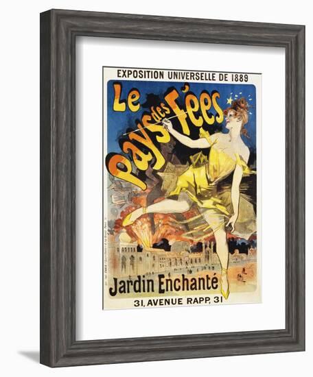 Le Pays Des Fees Poster-Jules Ch?ret-Framed Giclee Print