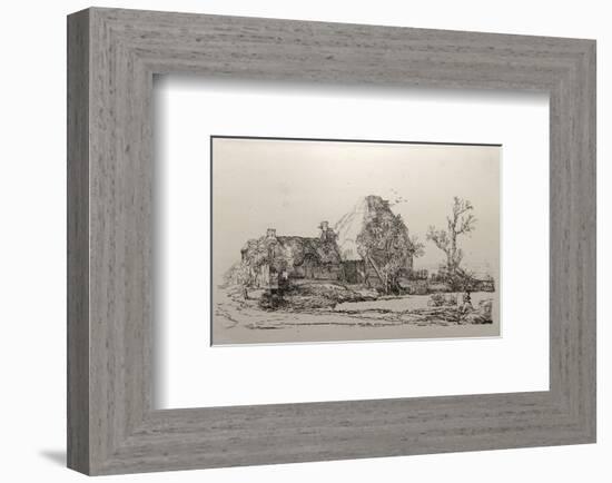 Le Paysage au Dessinateur (B219)-Amand Durand-Framed Collectable Print