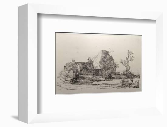 Le Paysage au Dessinateur (B219)-Amand Durand-Framed Collectable Print