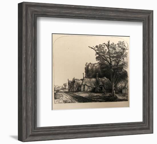 Le Paysage aux Trois Chaumieres (B217)-Amand Durand-Framed Collectable Print