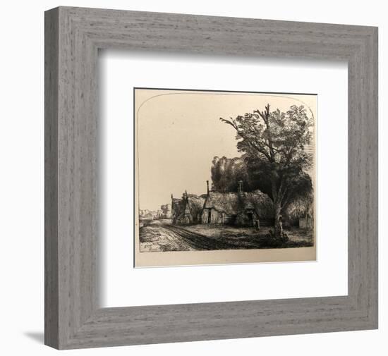 Le Paysage aux Trois Chaumieres (B217)-Amand Durand-Framed Collectable Print