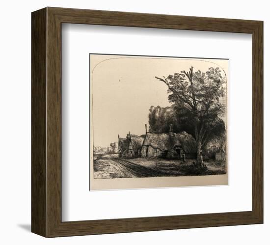 Le Paysage aux Trois Chaumieres (B217)-Amand Durand-Framed Collectable Print