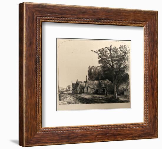 Le Paysage aux Trois Chaumieres (B217)-Amand Durand-Framed Collectable Print