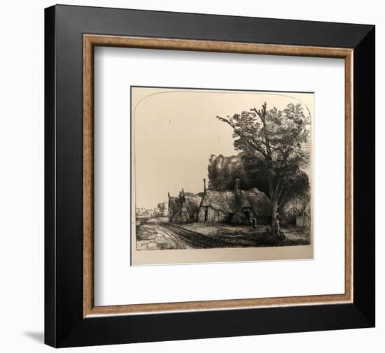 Le Paysage aux Trois Chaumieres (B217)-Amand Durand-Framed Collectable Print