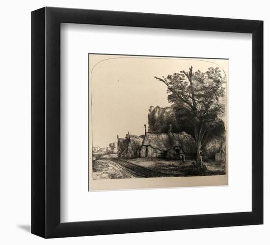 Le Paysage aux Trois Chaumieres (B217)-Amand Durand-Framed Collectable Print