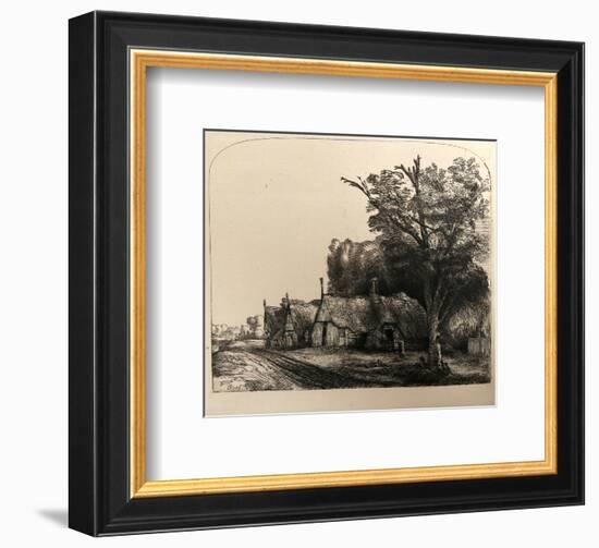 Le Paysage aux Trois Chaumieres (B217)-Amand Durand-Framed Collectable Print