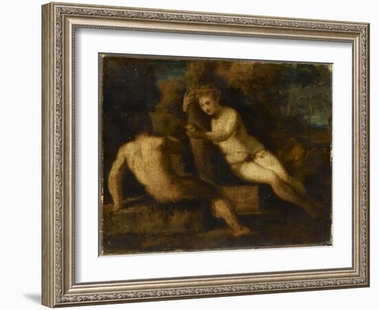 Le Péché originel-Jean Jacques Henner-Framed Giclee Print