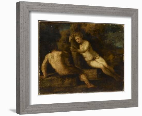 Le Péché originel-Jean Jacques Henner-Framed Giclee Print